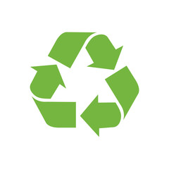 Obraz premium Recycle Sign, Triangular arrows sign for recycle, Recycling icon vector