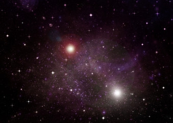 galaxy in a free space