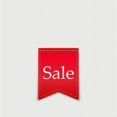 Sale Product Red Label Icon Vector Design.