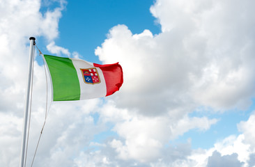 Flag Sardinia, Italy, Alghero, Cagliari