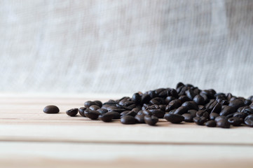 Roasted coffee beans