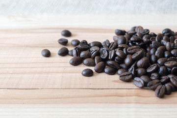 Roasted coffee beans