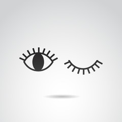Eye vector icon.