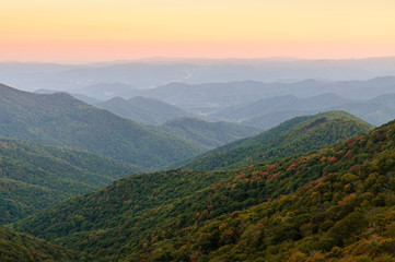 Obraz premium Blue Ridge Parkway