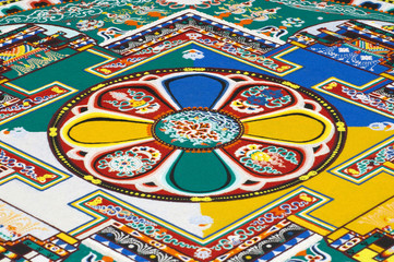 part of sandy mandala