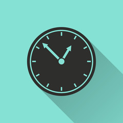 Clock - vector icon.