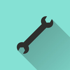 Wrench - vector icon.