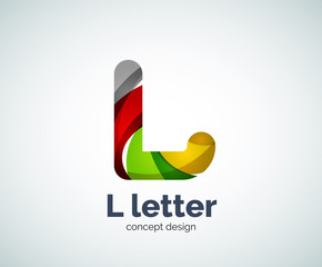 Fototapeta premium Letter L logo