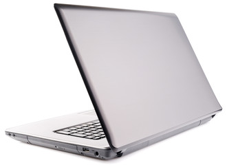 Laptop rear side isometric view