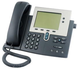Office IP telephone above view