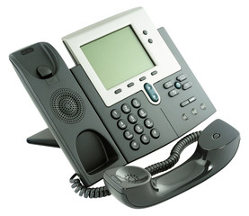 Office digital telephone set, off-hook