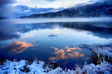 Yazevoe lake in Altai mountains, Kazakhstan