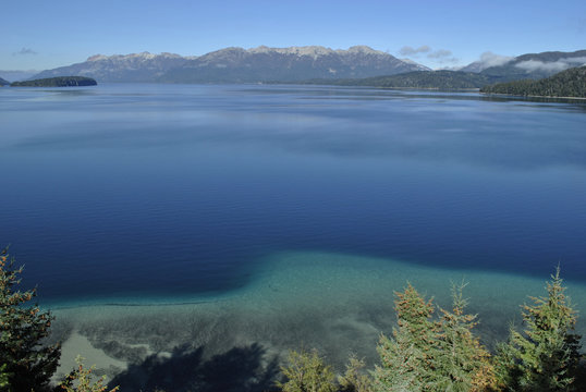 Most beautiful lake perfectly blue