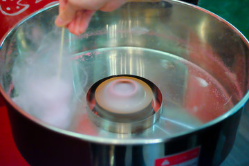 Candy floss machine