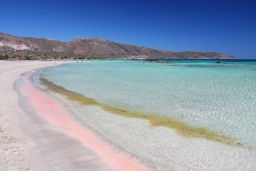 Crete pink sand - Elafonissi