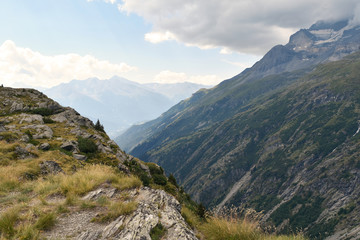 A precipice in Vanoise National Park, France