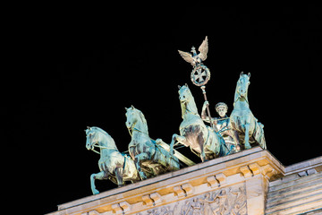 Quadriga at Brandenburg Gate in Berlin © Ralf Kaiser