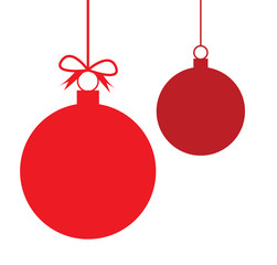 Vector of decorative Christmas balls 