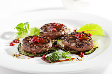 Grilled Meat Medallions