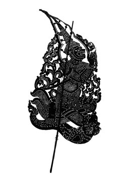 Thai ancient shadow play - Shadow puppet