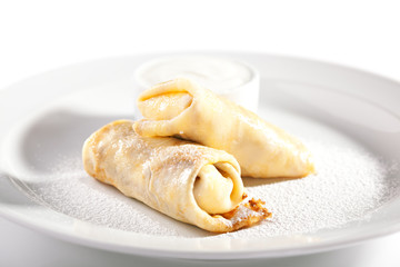 Pancakes with Sour Cream