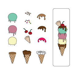 Vector of Ice cream cone