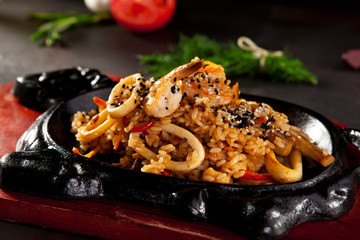 Fried Rice with Seafood
