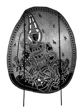 Thai ancient shadow play - Shadow puppet