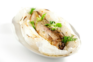Parchment Baked Fish