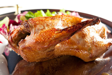 Roast Goose with Apple Stuffing