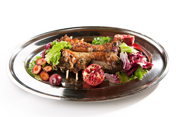 Roasted Saddle of Lamb