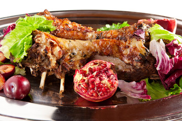 Roasted Saddle of Lamb