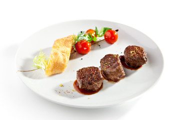 Beef Medallions with Vegetable