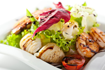 Grilled Seafood Salad