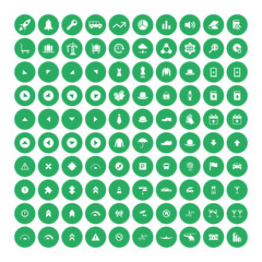 Set of 100 Universal Icons. Business, internet, web design.