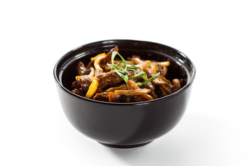 Beef with Mushroom Bowl