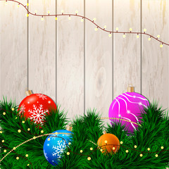 Christmas background. Vector illustration