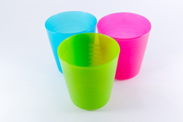 colorful cup, color translucent translucent cups.