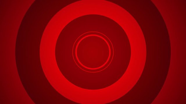 A 20 second loop of red expanding target rings.
