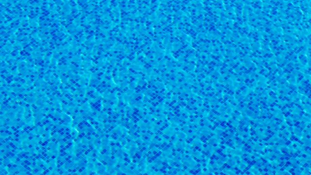 Bottom of swimming outdoors pool in hotel
