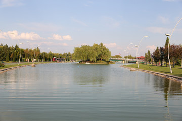 Naklejka premium Kentpark in Eskisehir City