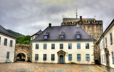 Naklejka premium Bergenhus Fortress in Bergen, Norway