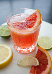 Blood Orange Soda & Gin Cocktail