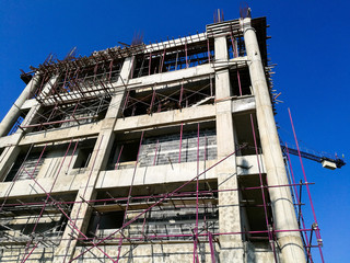 High rise building under construction