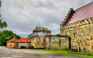 Fototapeta premium Bergenhus Fortress in Bergen, Norway