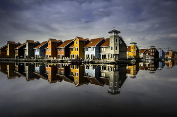 Obraz premium Houses in mood