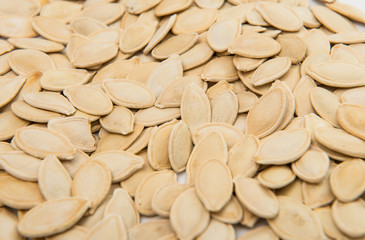 pumpkin seeds isolated