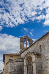 Fototapeta na wymiar Collegiate church of Sts Quiricus and Julietta in San Quirico 