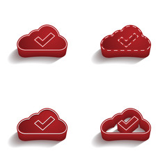 ikona 3D z obrysem zestaw © vempireart