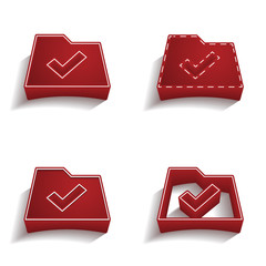 ikona 3D z obrysem zestaw © vempireart